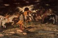 la bataille des Lapithes et centaures Giorgio de Chirico surréalisme métaphysique